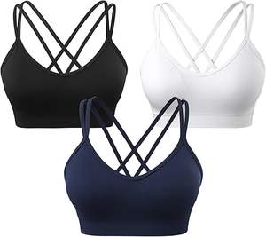 Meilleure qualité de soutien-gorge de sport Fitness Nouveau design Vêtements de sport respirants pour femmes Plus Size Included Fabriqué au Pakistan - Product Image 1