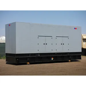Groupe électrogène diesel triphasé industriel de 1000 kW, sortie 277/480 V, groupe électrogène de secours commercial fermé avec option ATS - Product Image 1