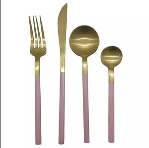 Gold Hammered Brass Cutlery <b>Set</b> Flatware Dinner Knife Fork Spoon Luxury Tableware <b>For</b> Hotels Dinning Wedding <b>Dinnerware</b> Cutlery - Product Image 1