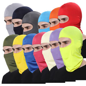 Custom Naja Black One Hole Face Cover Balaclava Breathable Solid Color Cycling Men Halmet Liner Ski <b>Masks</b> Balaclava DDP Shipping - Product Image 1
