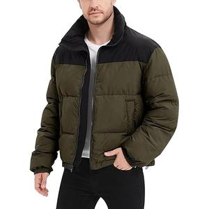 Manteaux d'hiver chauds et rembourrés pour hommes, imprimés sur mesure par OEM, pour l'extérieur, veste rembourrée pour hommes fabriquée par Dress Sports - Product Image 1