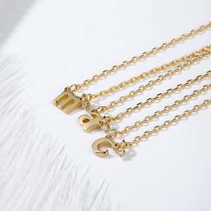 Jeulia Custom <b>Initial</b> Pendant <b>Necklace</b> with Birthstone in Rose Gold Sterling <b>Silver</b> - Product Image 3