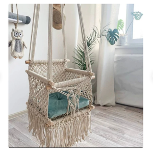 Gift for Kids Multi Funtion Kindergarten 8 in 1 Cute Toy Kids Mini Baby Toddler KIDS INDOOR WOODEN <b>SWING</b> for BABY - Product Image 1