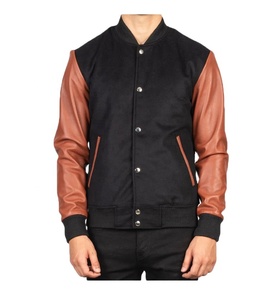 Nuevo de manga larga estilo chaqueta duradera bordado ropa para hombre estilo americano Varsity CollegeBaseballjacket para hombres DDP envío - Product Image 1