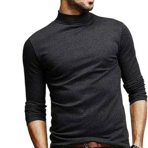 เสื้อสเวตเตอร์คอกลมของผู้ชายคุณภาพสูง2024ออกแบบโลโก้ได้ตามต้องการลายปักแบบเข้ารูปปกติสำหรับฤดูหนาวบริการ OEM/ODM - Product Image 1