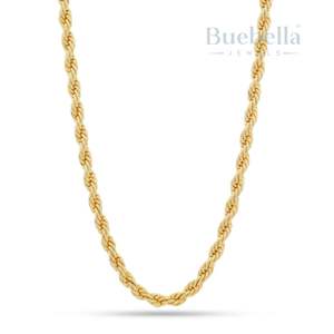 Venta caliente 14K chapado en oro 925 plateado 8mm Moissanite Cadena de cuerda de diamante para hombres - Product Image 1