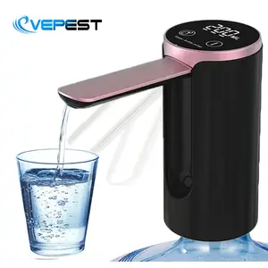 Distributeur d'eau électrique à seau pliable, Mini pompe à eau automatique Portable à bouton tactile de charge USB