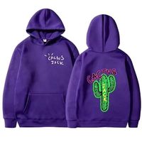 Luxe Cactus Jack Hip Hop pull imprimé musique cadeau à capuche pour garçons filles décontracté confortable coupe ample coton brodé