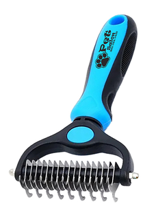 Cepillo de aseo para mascotas de doble cara de inventario de Estados Unidos, ideal para gatos y perros, estampado en un solo color - Product Image 5