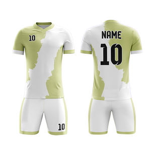 Uniforme de camiseta de fútbol hecho en poliéster 100% de estilo de tendencia Fabricación de Pakistán Uniforme de fútbol con diseño de logotipo personalizado - Product Image 6