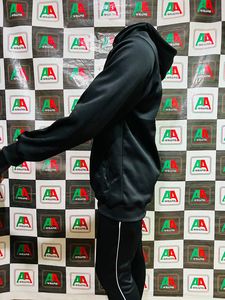 Conjunto de Sudadera con capucha y Jersey de gran tamaño para hombre Sudadera estampada de manga larga 50% Algodón 50% poliéster para muestra de fotos reales de invierno - Product Image 3