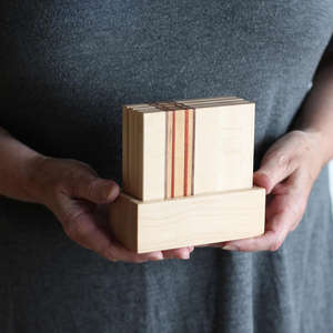 Posavasos Redondos de Madera Hechos a Mano, Estilo Bohemio, Ecológicos, para Uso en el Hogar, Hoteles y Restaurantes - Product Image 3