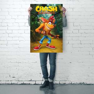 Classic Crash Bandicoot <b>Poster</b> Design - Product Image 4