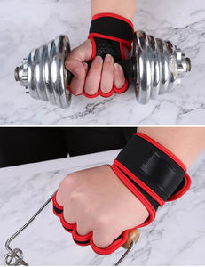 Gants de musculation en cuir légers et durables, personnalisés OEM, vente chaude, respirants, unisexes, pour le sport d'été 2026 - Product Image 2