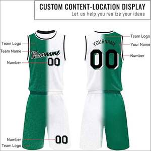 Nuevo Conjunto de Uniforme de Baloncesto Personalizado de Alta Calidad, Talla Grande, Secado Rápido, Transpirable, Impresión por Sublimación, 100% Poliéster, Malla con Cordón Ajustable - Product Image 4