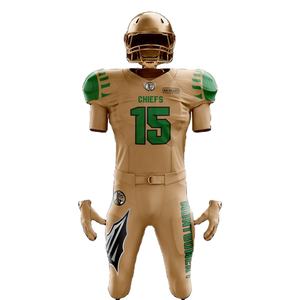 Short sans manches respirant taille XXL personnalisé gratuit ensemble de maillots de football américain pour hommes femmes jeunes adultes vêtements d'entraînement grande taille - Product Image 1