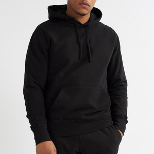 เสื้อฮู้ดดี้โอเวอร์ไซส์ทรงใหญ่สำหรับผู้ชายและผู้หญิง ฤดูหนาว ผ้าฝ้ายฟลีซแบบเรียบ สามารถสั่งทำได้ พร้อมบริการปักลายดิจิทัล - Product Image 2