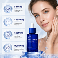 Sérum à haute concentration de peptides de cuivre GHK-Cu, acide hyaluronique, anti-âge, raffermissant, hydratant, léger, à absorption rapide, pour le visage