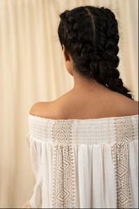 Fuera de los hombros Estampado floral Sin mangas Vestido único Bohemia Vacaciones Vestidos largos para mujeres 2025 Primavera Verano Vestido casual - Product Image 5