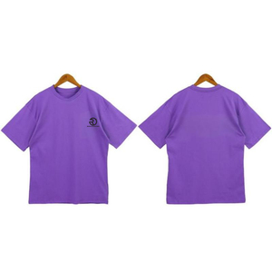 เสื้อยืดคอกลมแขนสั้นผ้าคอตตอนเนื้อนุ่มพรีเมียมย้อมสีทันสมัยสไตล์สตรีท - Product Image 6