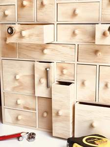 Organisateur de rangement de comptoir innovant unisexe à tiroirs ouverts, motif cadre, pour bijoux, maquillage, artisanat, sacs à main, étanche, 1-1,9 L - Product Image 3