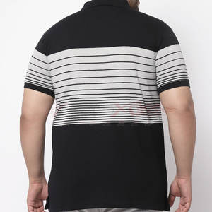 เสื้อโปโลผู้ชายทรงโอเวอร์ไซส์แฟชั่นโอเวอร์ไซส์พร้อมปักโลโก้และผ้าฝ้ายระบายอากาศได้ดีเสื้อโปโลไซส์ - Product Image 3