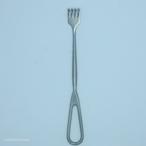 Herramienta quirúrgica manual de acero inoxidable de 21,5 cm con logotipo personalizado, Retractor Volkmann de un solo uso, pinzas romas de 4 puntas, esencia Mediva - Product Image 6