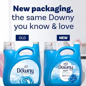 Suavizante de Telas Líquido Downy (Acondicionador de Telas), Aroma Clean Breeze, 140 fl oz, 190 Lavados - Product Image 4