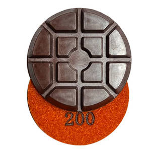 Disque de polissage en résine Typhoon 3" / 76x10mm pour béton, utilisation à sec ou humide, finition brillante pour sols en béton - Product Image 6