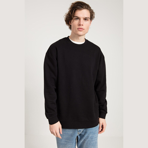Sudadera Premium de Invierno para Hombre, Casual, Personalizada, Oversize, con Apliques, de Algodón y Felpa, Holgada, con Hombros Caídos, Cálida, Tipo Pullover, OEM, Marca Privada - Product Image 4