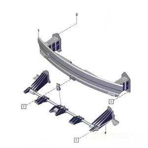Soporte Antideslizante para Parachoques Delantero OEM de Alta Calidad para Porsche 718  982807595  982807596  982807231  982807819FFF  982807820FFF - Product Image 5