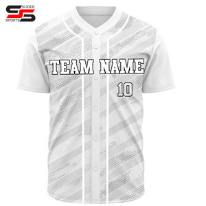 Camiseta de Béisbol Personalizada con Sublimación, Secado Rápido, Antibacteriana, Absorbe la Humedad, Uniforme de Equipo Unisex para Adultos, 100% Poliéster - Product Image 4