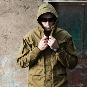 Combinaison tactique d'entraînement imperméable thermique en polaire d'hiver pour la chasse, veste tactique pour hommes - Product Image 4