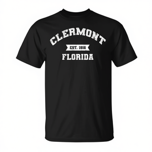 Camiseta Deportiva Clássica Personalizada de Clermont Florida FL - Product Image 2