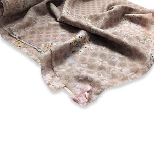 Hijab en coton à manches courtes de la série Reiko de qualité fiable pour les femmes tenue décontractée marron lait impression numérique pour le printemps - Product Image 2