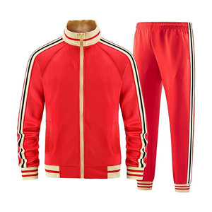 Conjunto cortavientos de poliéster/algodón transpirable ecológico de fábrica OEM, ropa de entrenamiento sólida ligera de secado rápido con capucha - Product Image 1