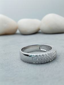 แหวนแต่งงานโซลิแทร์คลาสสิกสำหรับผู้หญิงแหวนเพชรที่ปลูกในห้องแล็บ VVS ขนาด14K/18K สีขาวทองของขวัญสำหรับปาร์ตี้ได้รับการรับรอง - Product Image 2