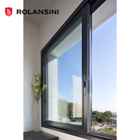 Ventanas Corredizas de Aluminio con Doble Acristalamiento, Estándar Australiano AS2047, Modernas, para Casa, Villa, Oficina, Escuela