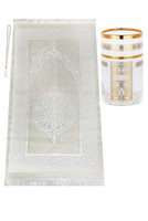 Coffret cadeau musulman tapis de prière Tasbih boîte de cadeaux pour Ramadan cadeaux de mariage musulmans et Souvenirs couverture de faveur du coran
