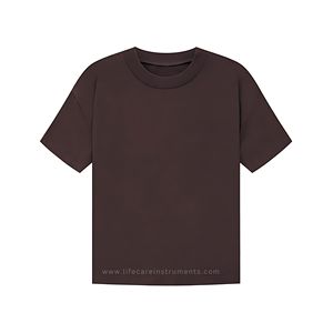 T-shirt unisexe en coton épais de haute qualité personnalisé col rond côtelé surdimensionné grande taille en vrac en gros pour les hommes - Product Image 6