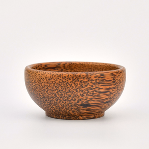 Bol en bois de coco biodégradable pour servir des collations, des repas, des bols en bois de coco provenant d'un fournisseur de premier plan - Product Image 1