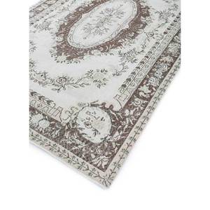 พรมขนสัตว์ถักมือสีน้ำตาลเบจวินเทจ รุ่น Pae-2195 สำหรับห้องนั่งเล่น ห้องโถง ห้องนอน ลายเหรียญแบบนามธรรม คุณภาพสูง - Product Image 2