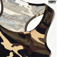 Débardeur long pour femme en polyester 100% respirant, personnalisable avec logo, vêtements de fitness professionnels, qualité export en gros