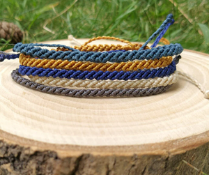 Bracelet en corde d'ancre magnifiquement fait main, bracelet en corde nautique fait main, bracelet à nœud marin - Product Image 4