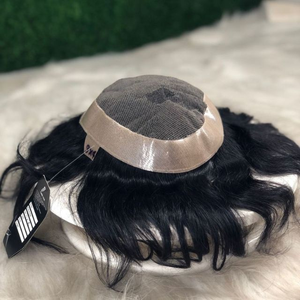 Parche para el cabello de Los Ángeles para hombre con cabello Remy indio rizado recto y cuerpo profundo estilos de ondas de agua número de modelo Australia - Product Image 6