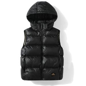 Custom <b>Utility</b> <b>Men's</b> Winter Sleeveless Puffer <b>Vest</b> Breathable Zipper Casual Outerwear with Customizable Color & Logo - Product Image 3