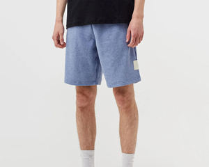 Pantalones cortos de gimnasio de alta calidad con logotipo personalizado 100% algodón Casual Plain Fitness Shorts al por mayor para hombres - Product Image 4