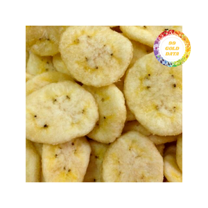 Chips de bananes séchées croustillantes du Vietnam-Snack doré naturel, texture croquante, goût sucré, emballage OEM pour les marchés d'exportation - Product Image 1