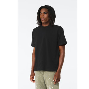 Camiseta de peso pesado Camiseta cuadrada de gran tamaño Hombro caído Camiseta gris oscuro Ropa de calle en blanco Camiseta lisa de peso pesado para hombres - Product Image 2