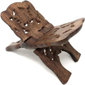 Soporte Plegable de Madera para el Corán, Rehal Plegable Pulido, Soporte para Libros para Oración y Lectura, Decoración y Regalo Islámico para el Hogar - Product Image 6